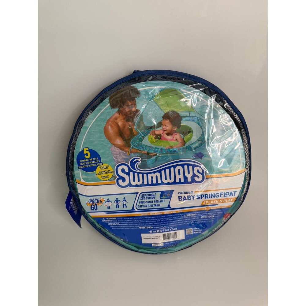 Swimways Infant Baby Spring Float - Green - Picture 12 of 15